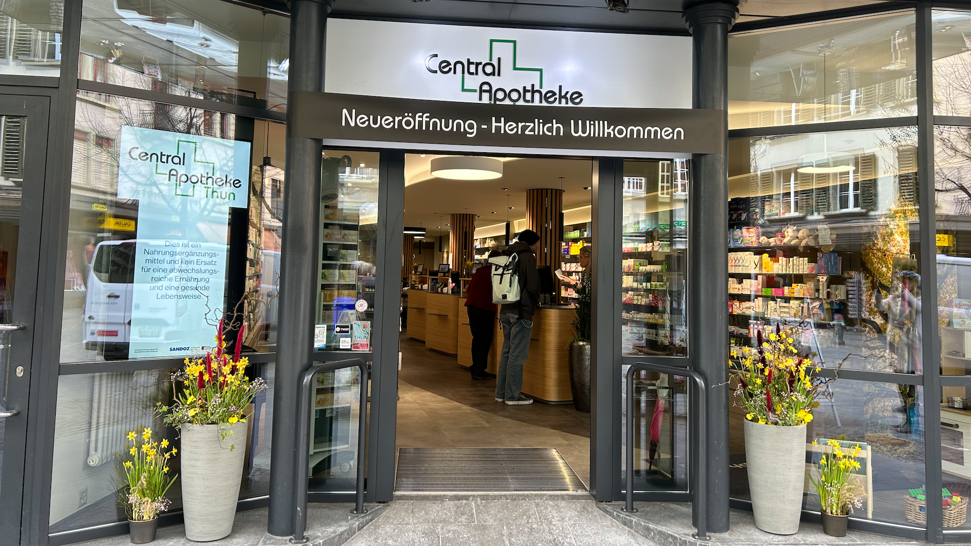 Central Apotheke Thun komplett umgebaut